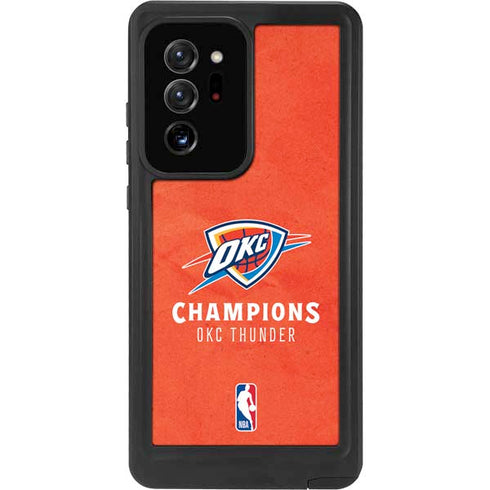 2025 NBA Champions Oklahoma City Thunder Galaxy Note20 Ultra 5G Waterproof Case